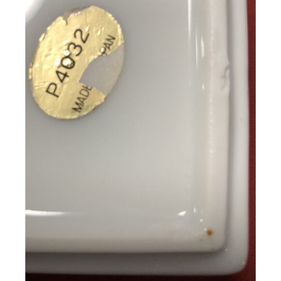 Collectible Cat Feline Porcelain Square Trinket Box P4032 Japan 2.5 Inches - Picture 6 of 6